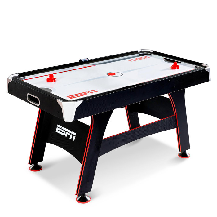 ESPN 60" 2 Player Air Hockey Table with Digital Scoreboard and Lights